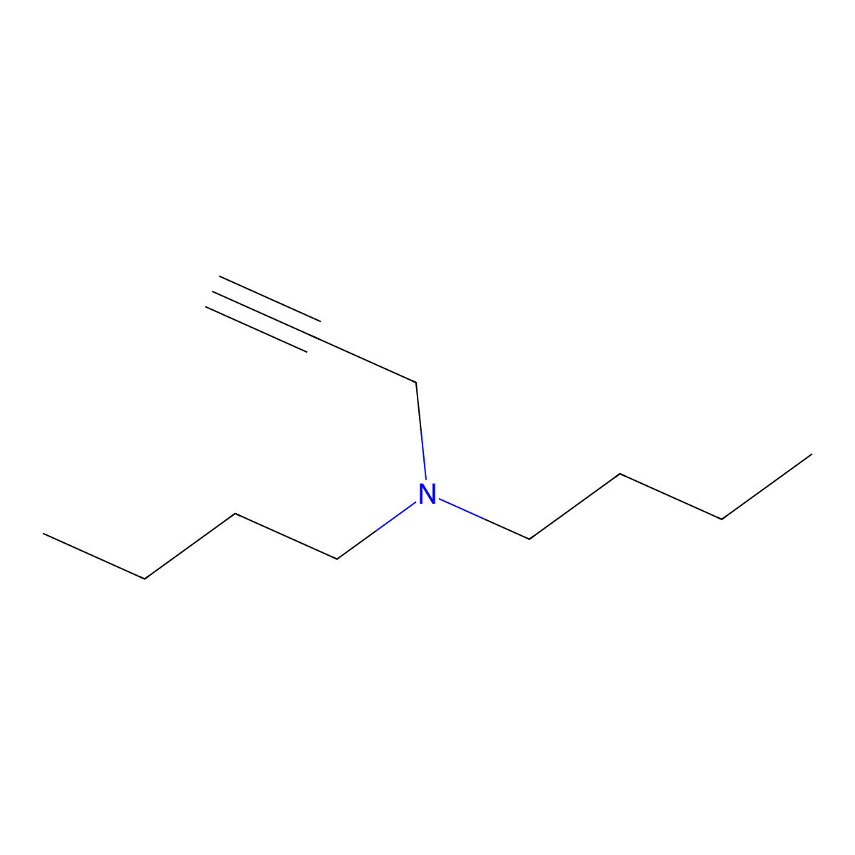 3-Dibutylamino-1-propyne molecular structure, CAS 6336-58-9