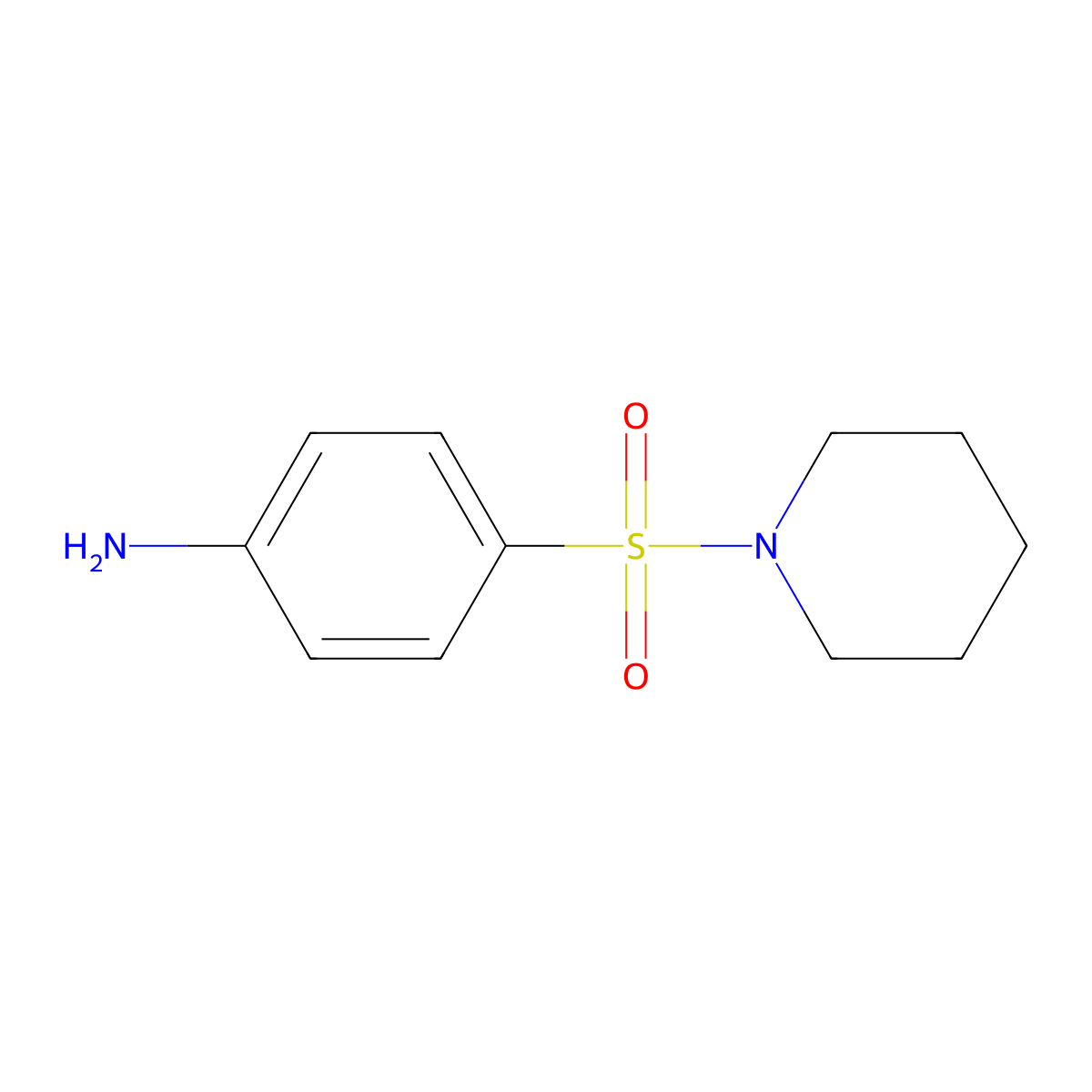 4-(Piperidine-1-sulfonyl)aniline molecular structure, CAS 6336-68-1