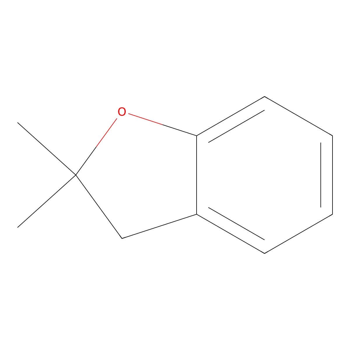 2,3-Dihydro-2,2-dimethylbenzofuran molecular structure, CAS 6337-33-3