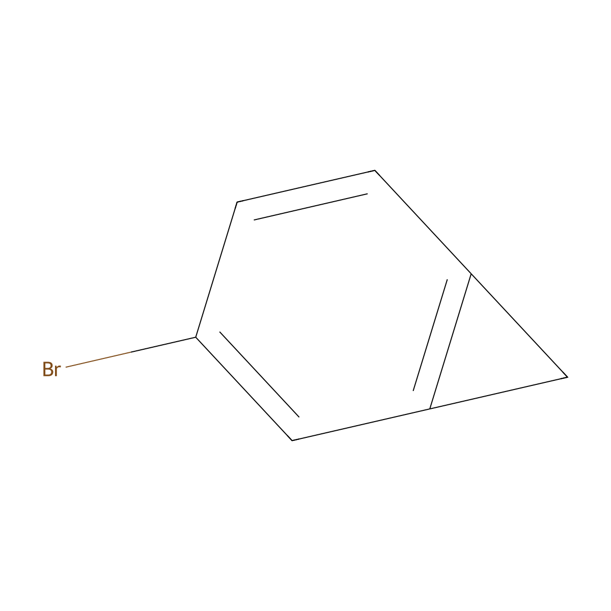 3-Bromobicyclo[4.1.0]hepta-1,3,5-triene molecular structure, CAS 63370-07-0