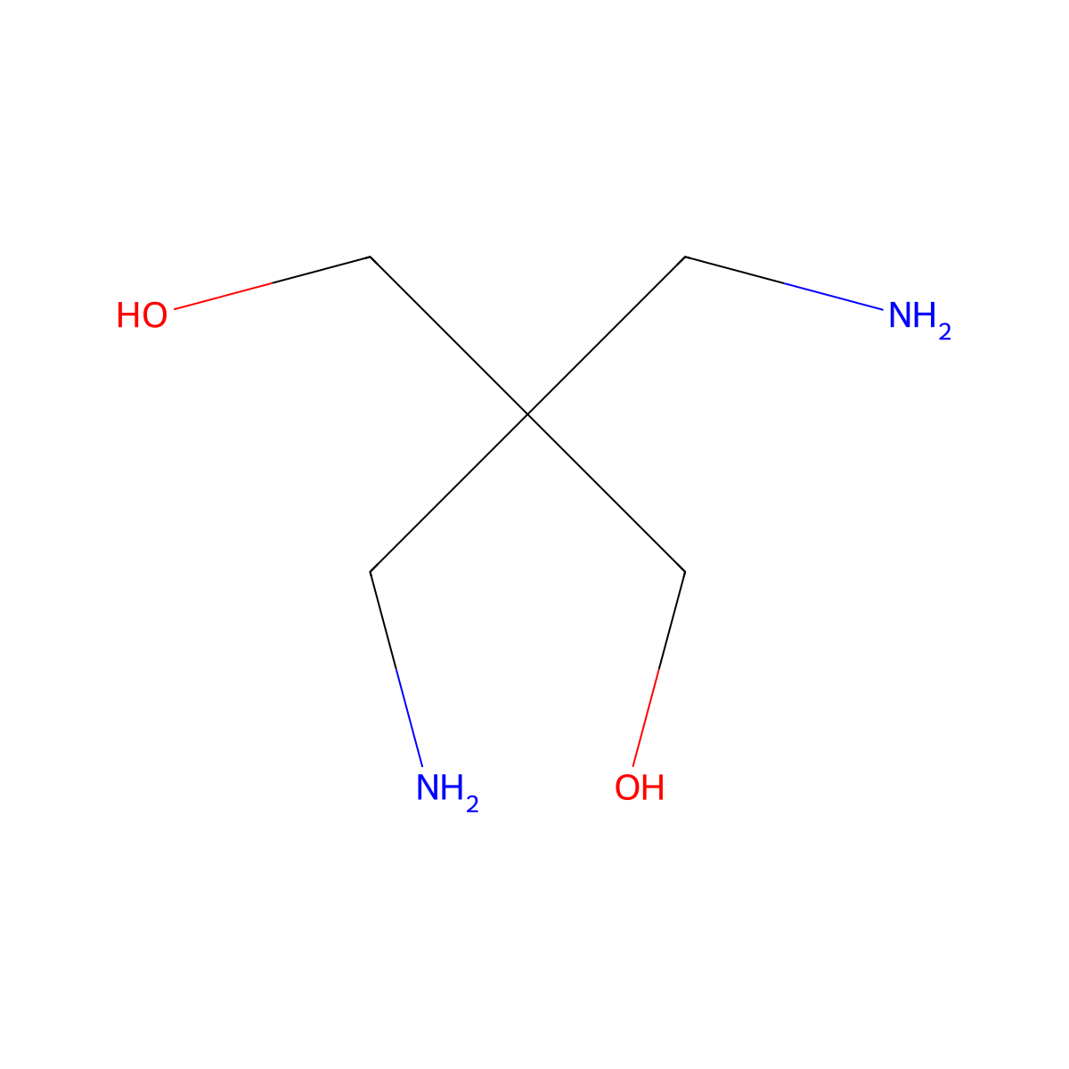 2,2-Bis(aminomethyl)propane-1,3-diol molecular structure, CAS 63375-50-8