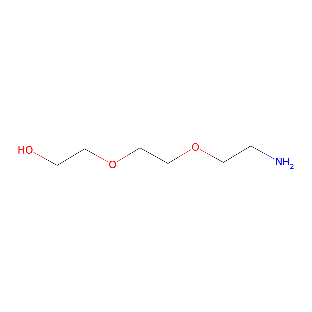 Ethanol, 2-[2-(2-aminoethoxy)ethoxy]- molecular structure, CAS 6338-55-2