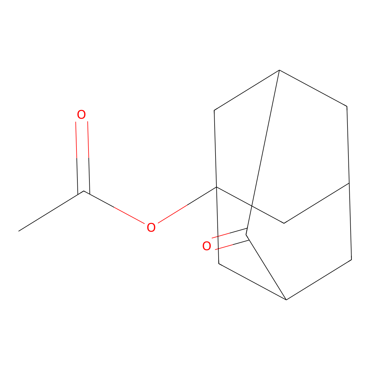 4-Oxo-1-adamantyl acetate molecular structure, CAS 63382-10-5