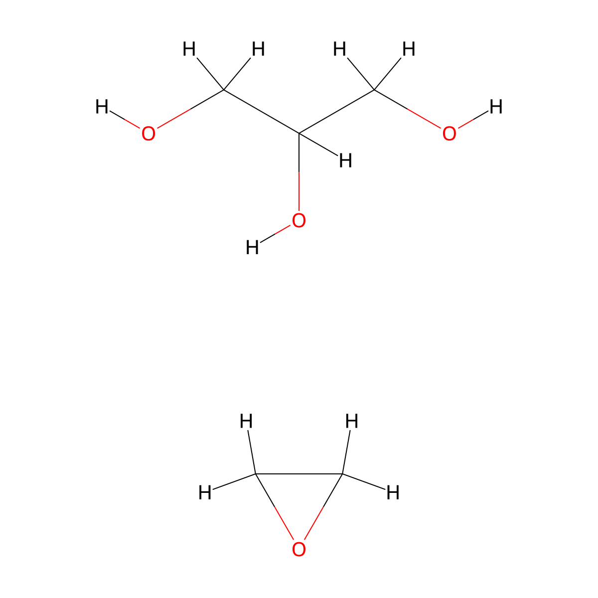 Cremophor EL molecular structure, CAS 63393-92-0