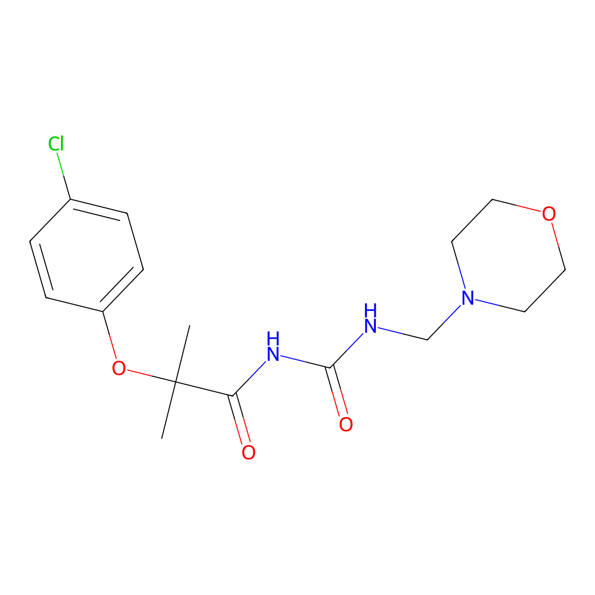 Plafibride molecular structure, CAS 63394-05-8