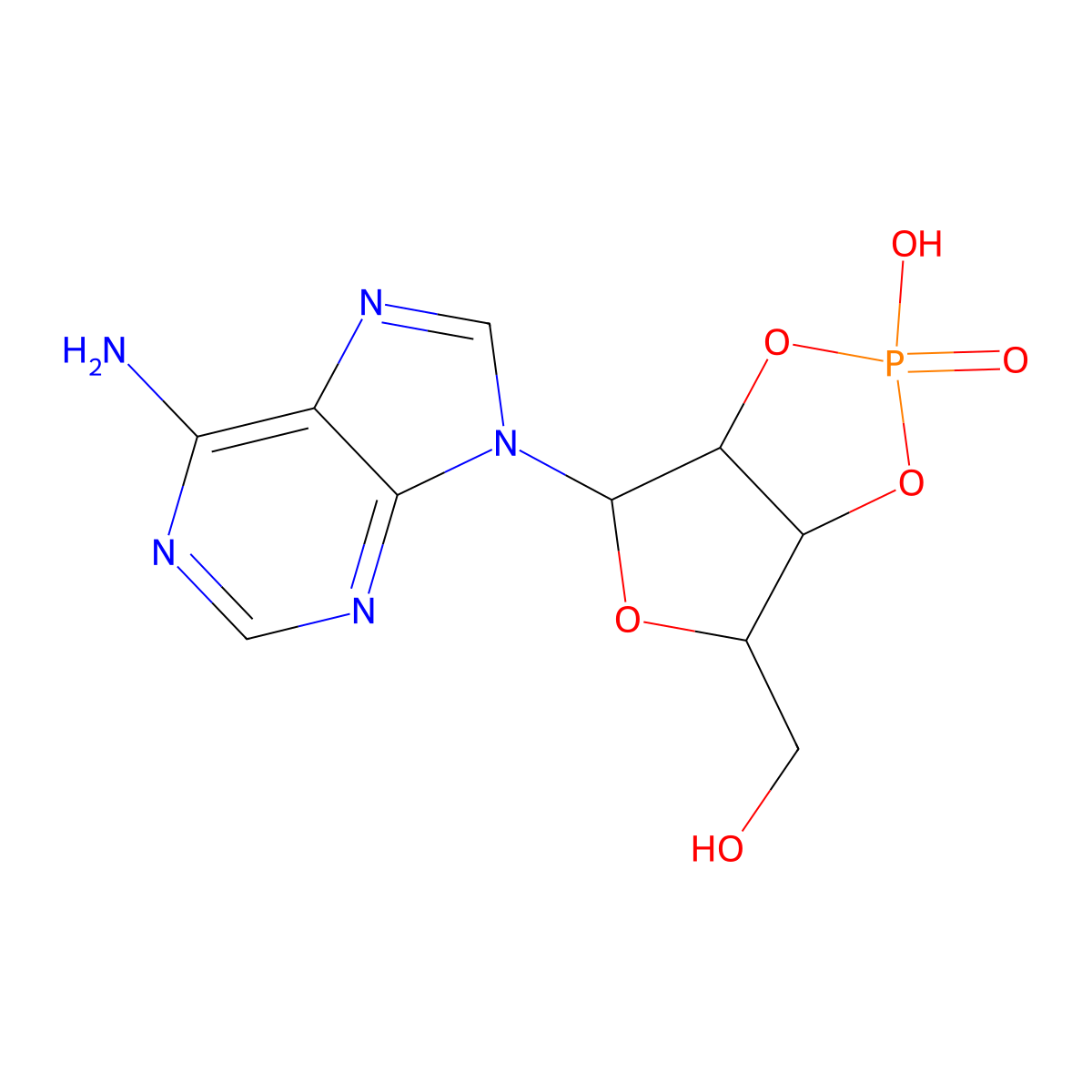2',3'-cAMP molecular structure, CAS 634-01-5