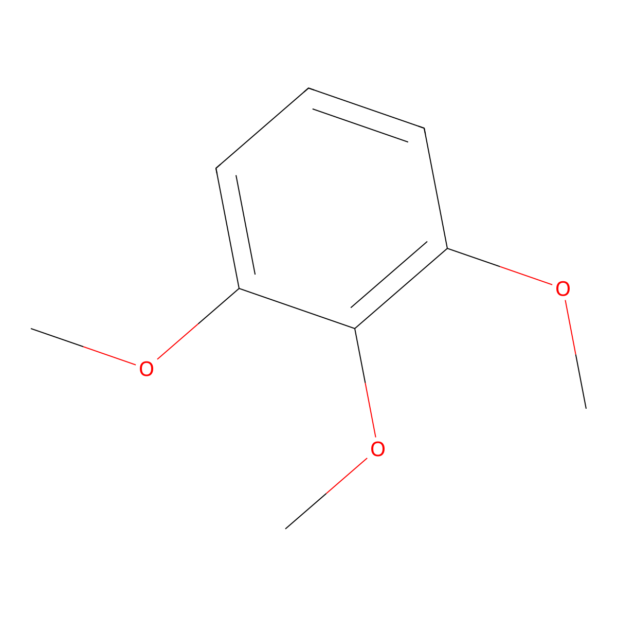 1,2,3-Trimethoxybenzene molecular structure, CAS 634-36-6