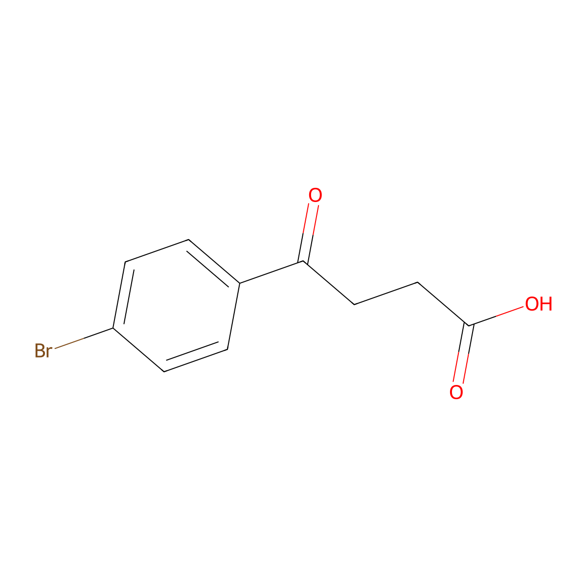 3-(4-Bromobenzoyl)propionic acid molecular structure, CAS 6340-79-0