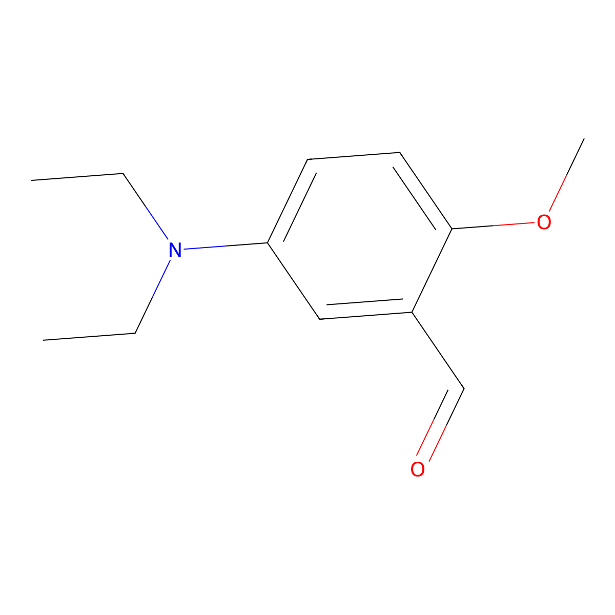 5-(Diethylamino)-2-methoxybenzaldehyde molecular structure, CAS 63400-63-5