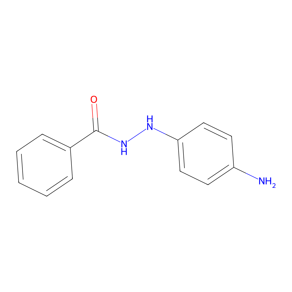 N'-(4-Aminophenyl)benzohydrazide molecular structure, CAS 63402-27-7