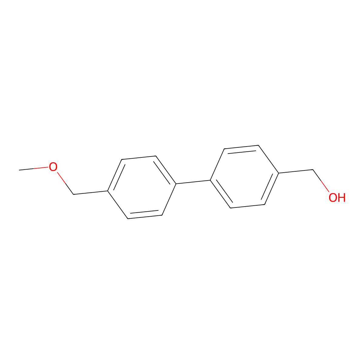(4'-(Methoxymethyl)-[1,1'-biphenyl]-4-yl)methanol molecular structure, CAS 63405-56-1