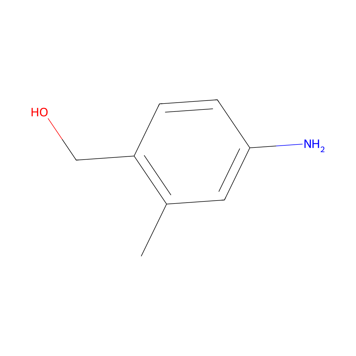 (4-Amino-2-methylphenyl)methanol molecular structure, CAS 63405-88-9