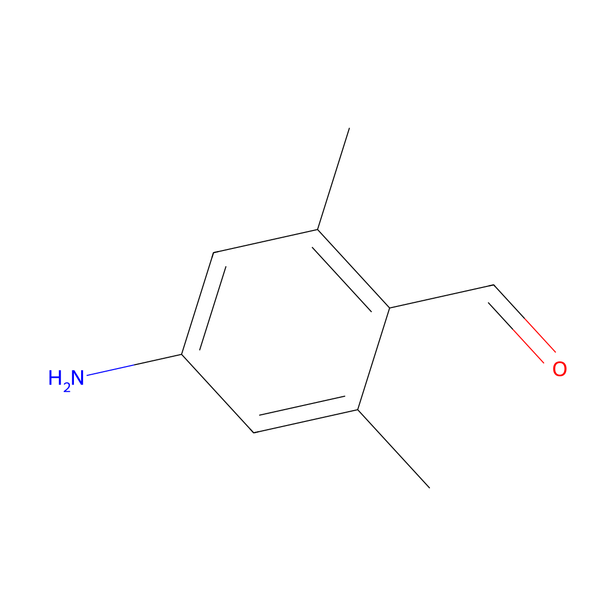 4-Amino-2,6-dimethylbenzaldehyde molecular structure, CAS 63405-90-3