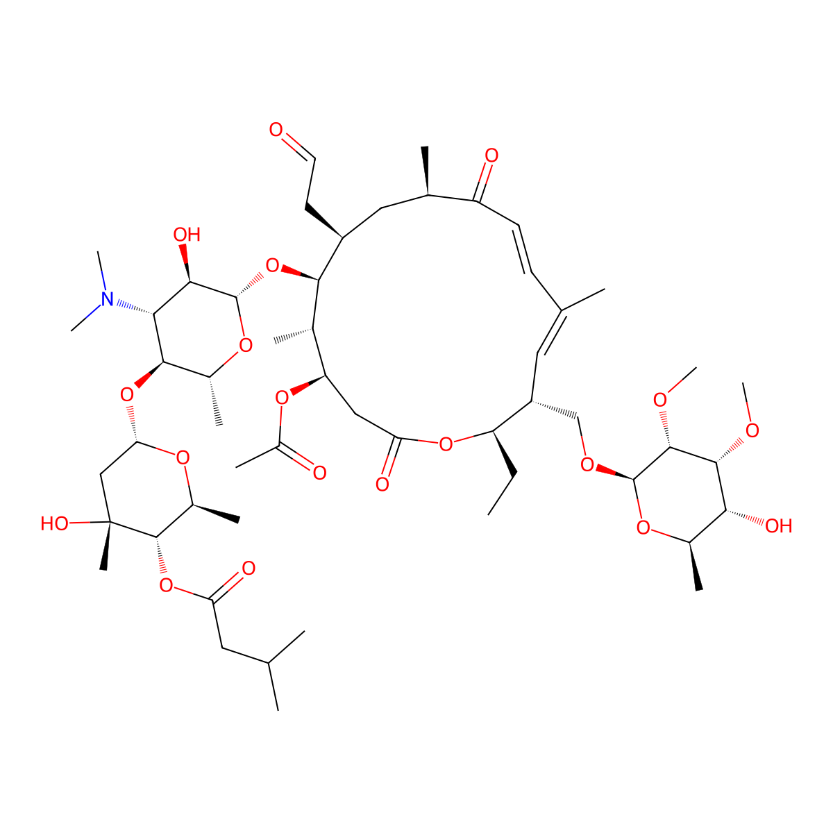 Tylvalosin molecular structure, CAS 63409-12-1