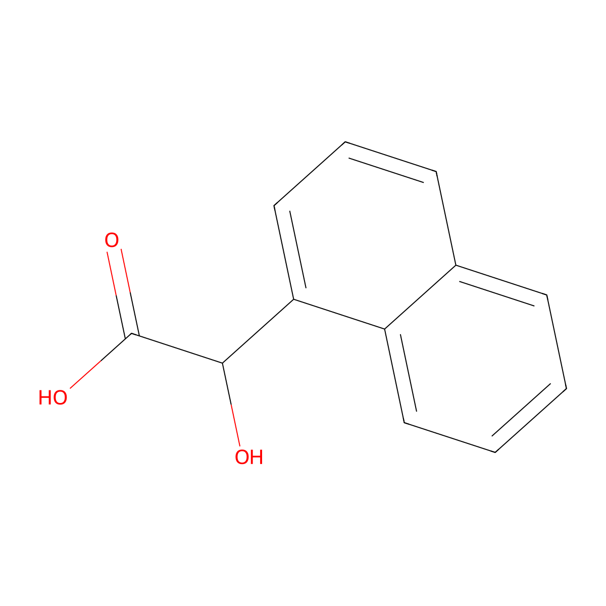 1-Naphthylglycolic acid molecular structure, CAS 6341-54-4