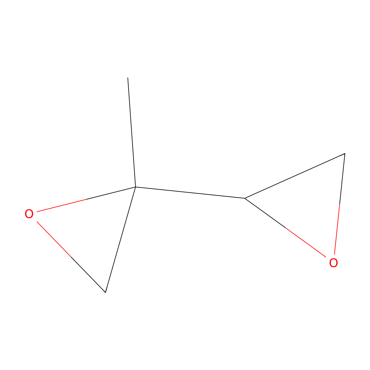 2,2'-Bioxirane, 2-methyl- molecular structure, CAS 6341-85-1