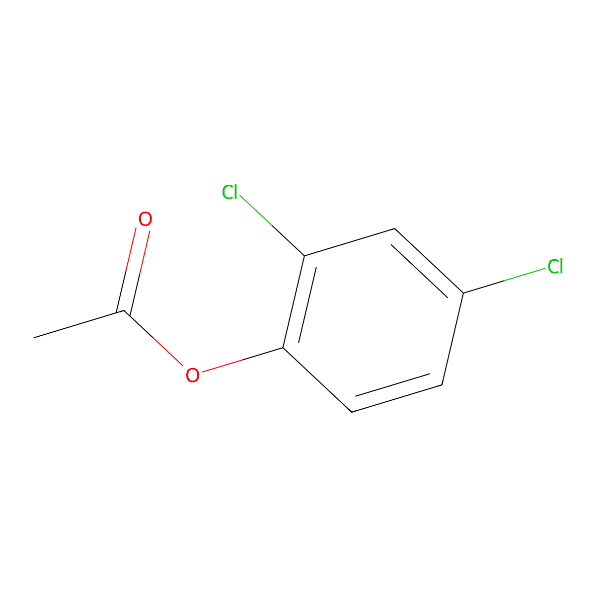 Phenol, 2,4-dichloro-, 1-acetate molecular structure, CAS 6341-97-5