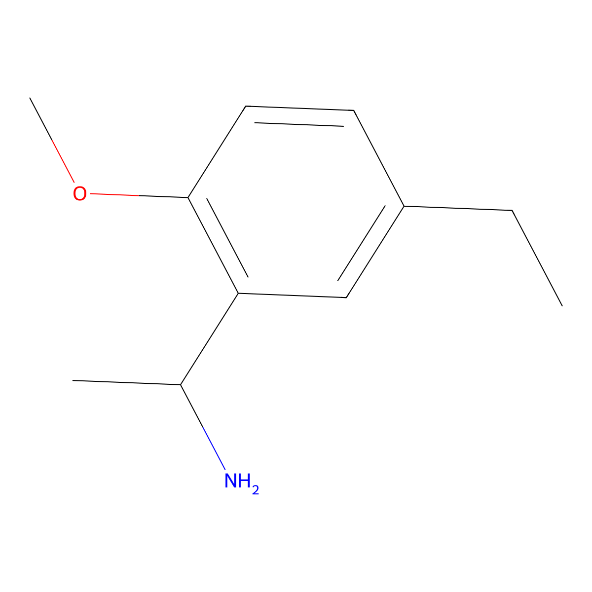 1-(5-Ethyl-2-methoxyphenyl)ethanamine molecular structure, CAS 634149-77-2