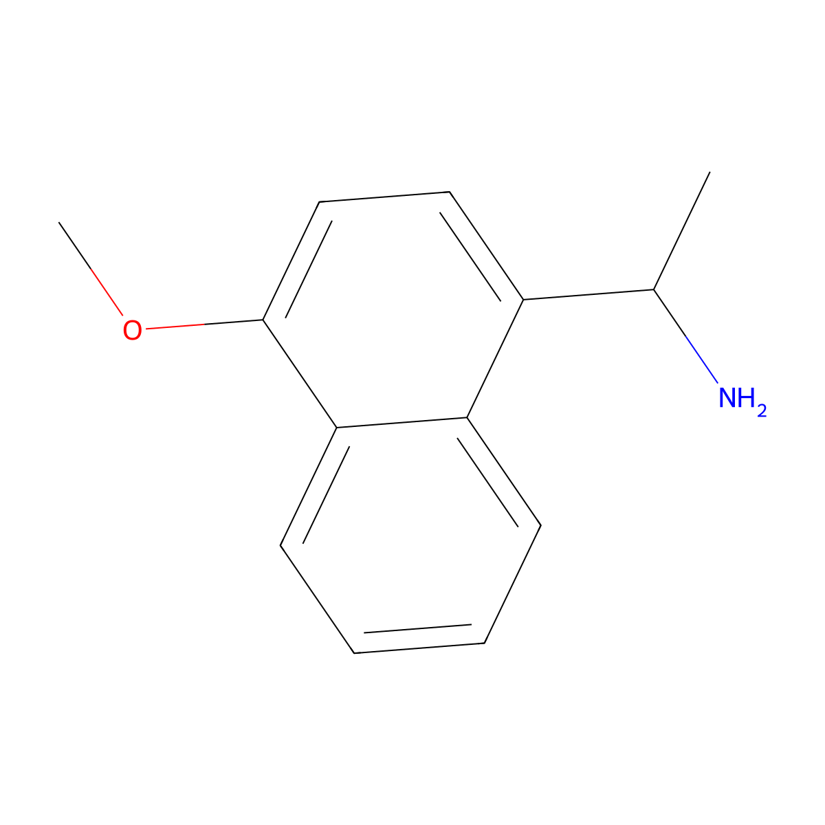 1-(4-Methoxy-naphthalen-1-yl)-ethylamine molecular structure, CAS 634150-95-1