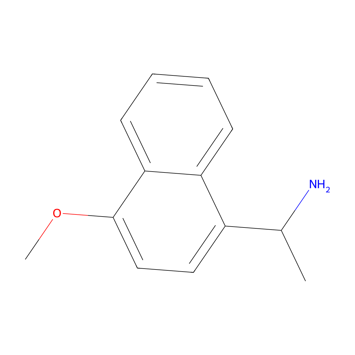 1-(4-Methoxy-naphthalen-1-yl)-ethylamine molecular structure, CAS 634150-95-1