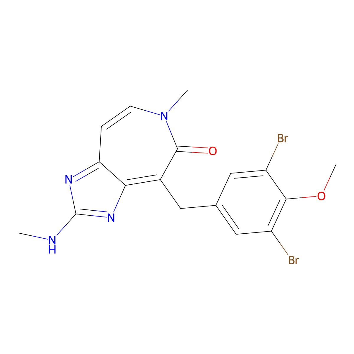 Ceratamine A molecular structure, CAS 634151-15-8