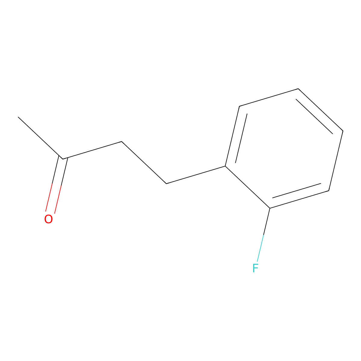 4-(2-Fluorophenyl)butan-2-one molecular structure, CAS 63416-65-9