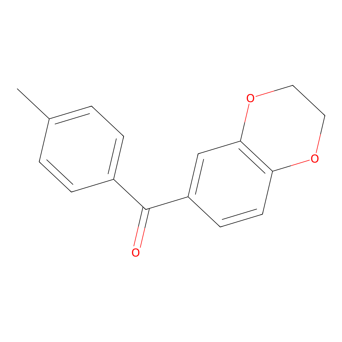 2,3-Dihydro-1,4-benzodioxin-6-yl(4-methylphenyl)methanone molecular structure, CAS 634172-62-6