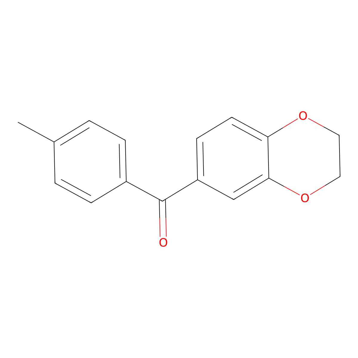 2,3-Dihydro-1,4-benzodioxin-6-yl(4-methylphenyl)methanone molecular structure, CAS 634172-62-6