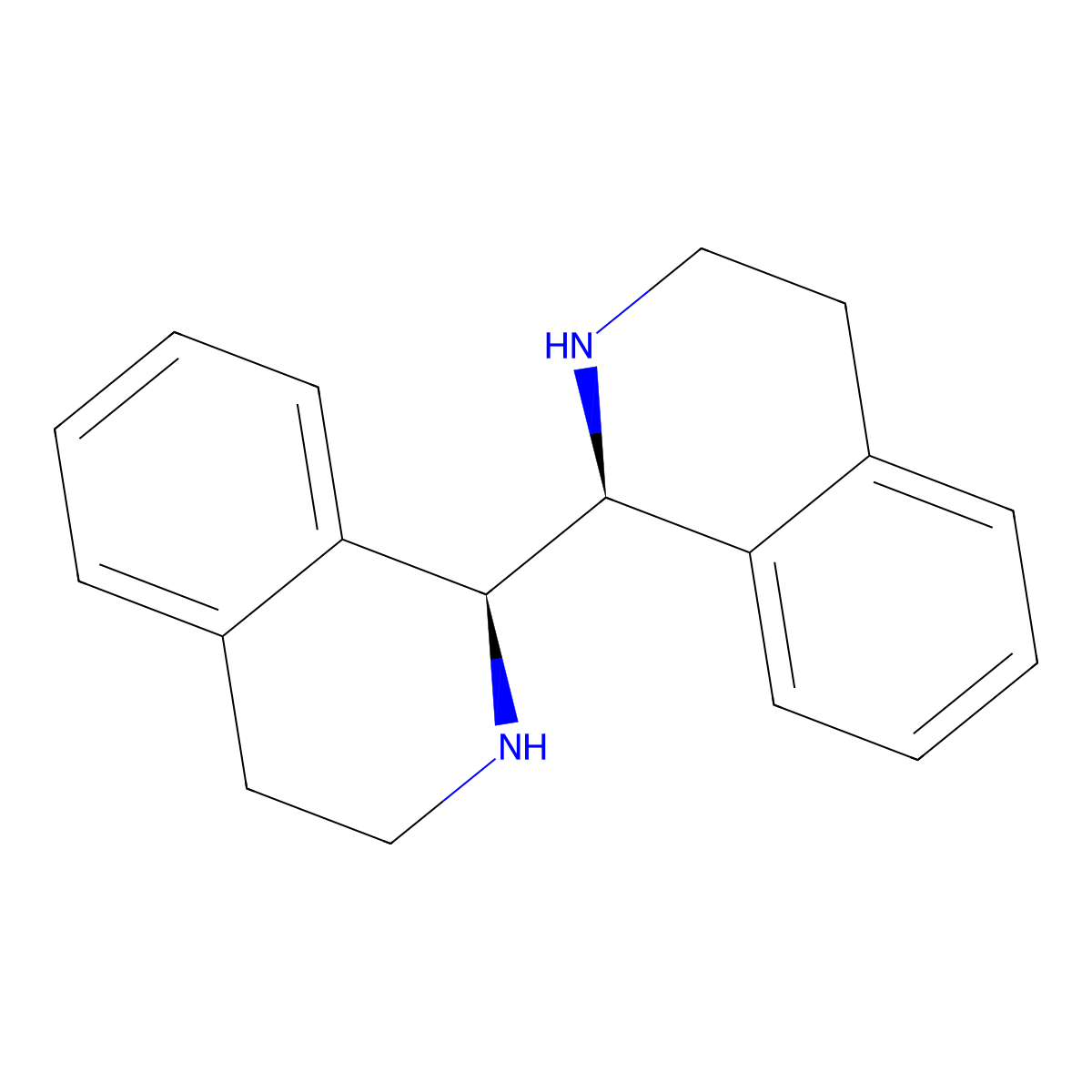 (1S,1'S)-1,1',2,2',3,3',4,4'-Octahydro-1,1'-biisoquinoline molecular structure, CAS 634180-45-3