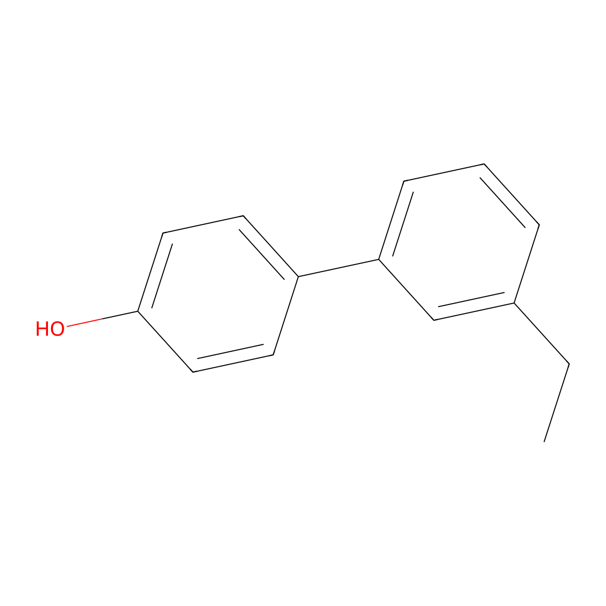 3'-Ethyl[1,1'-biphenyl]-4-ol molecular structure, CAS 634192-26-0