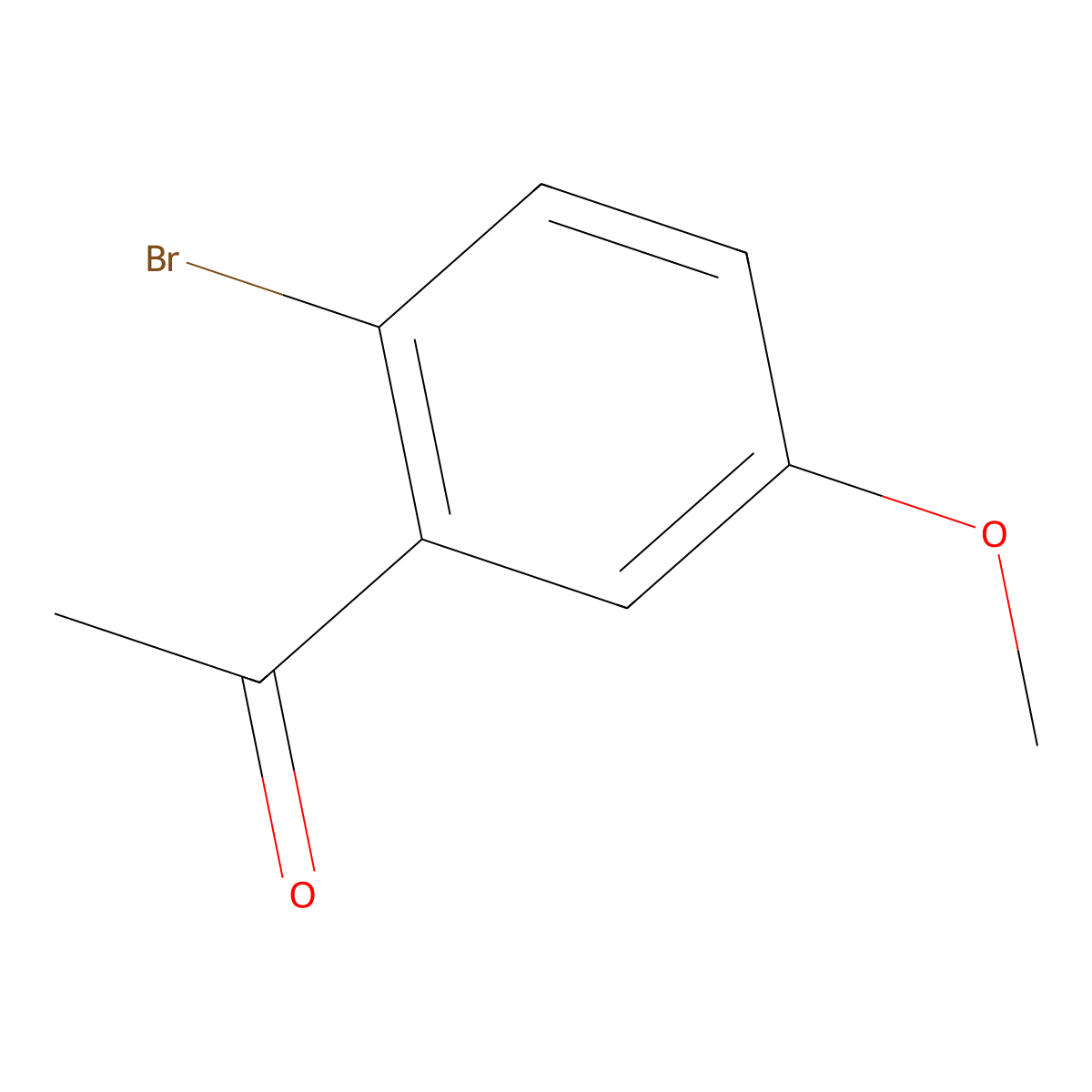 1-(2-Bromo-5-methoxyphenyl)ethanone molecular structure, CAS 6342-63-8