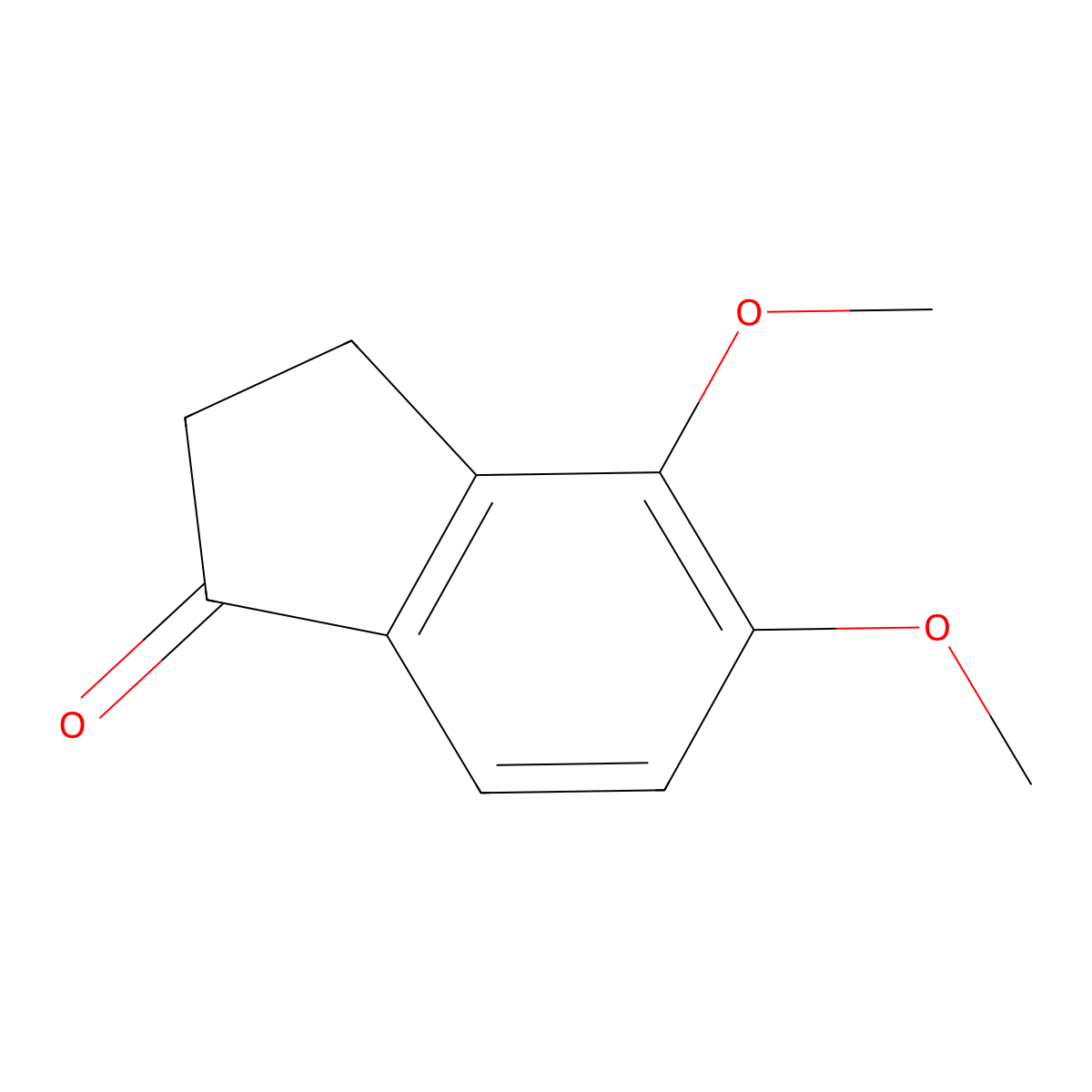 4,5-Dimethoxy-1-indanone molecular structure, CAS 6342-80-9