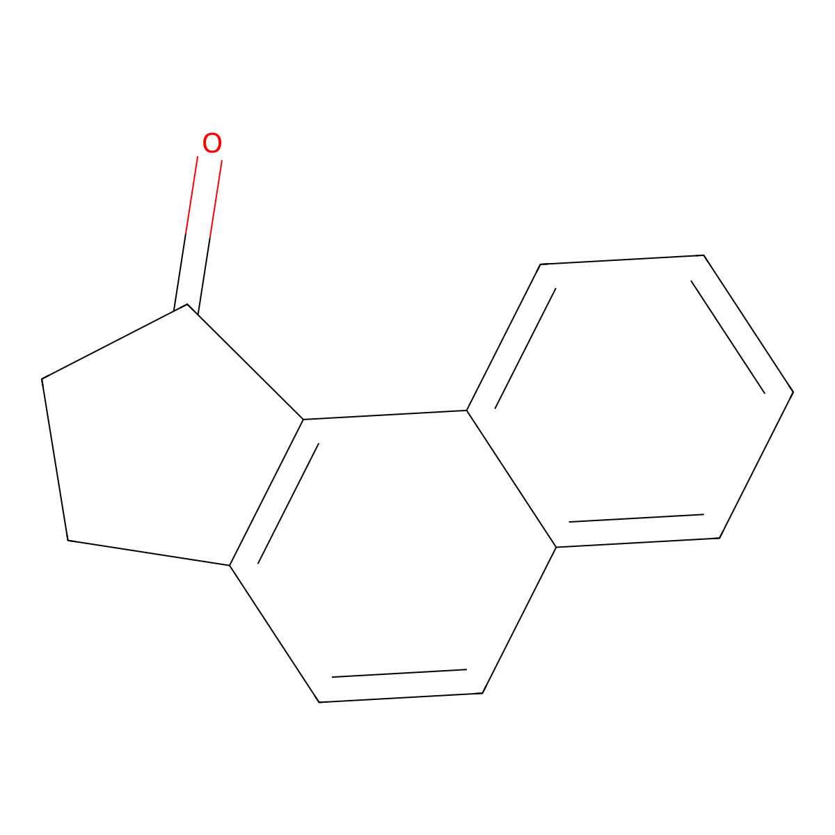 2,3-Dihydro-1H-cyclopenta[a]naphthalen-1-one molecular structure, CAS 6342-87-6