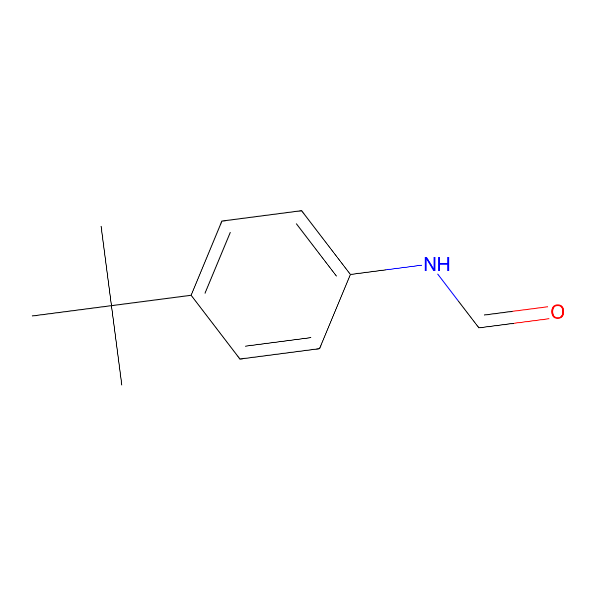 N-(4-tert-Butyl-phenyl)-formamide molecular structure, CAS 63429-97-0