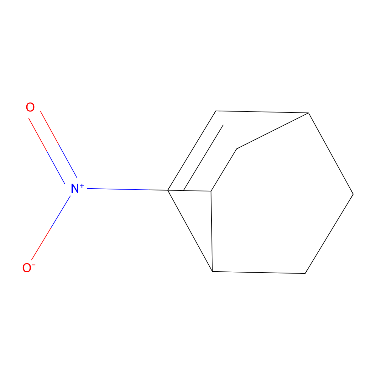(1R,4R,5R)-5-nitrobicyclo[2.2.2]oct-2-ene molecular structure, CAS 6343-66-4