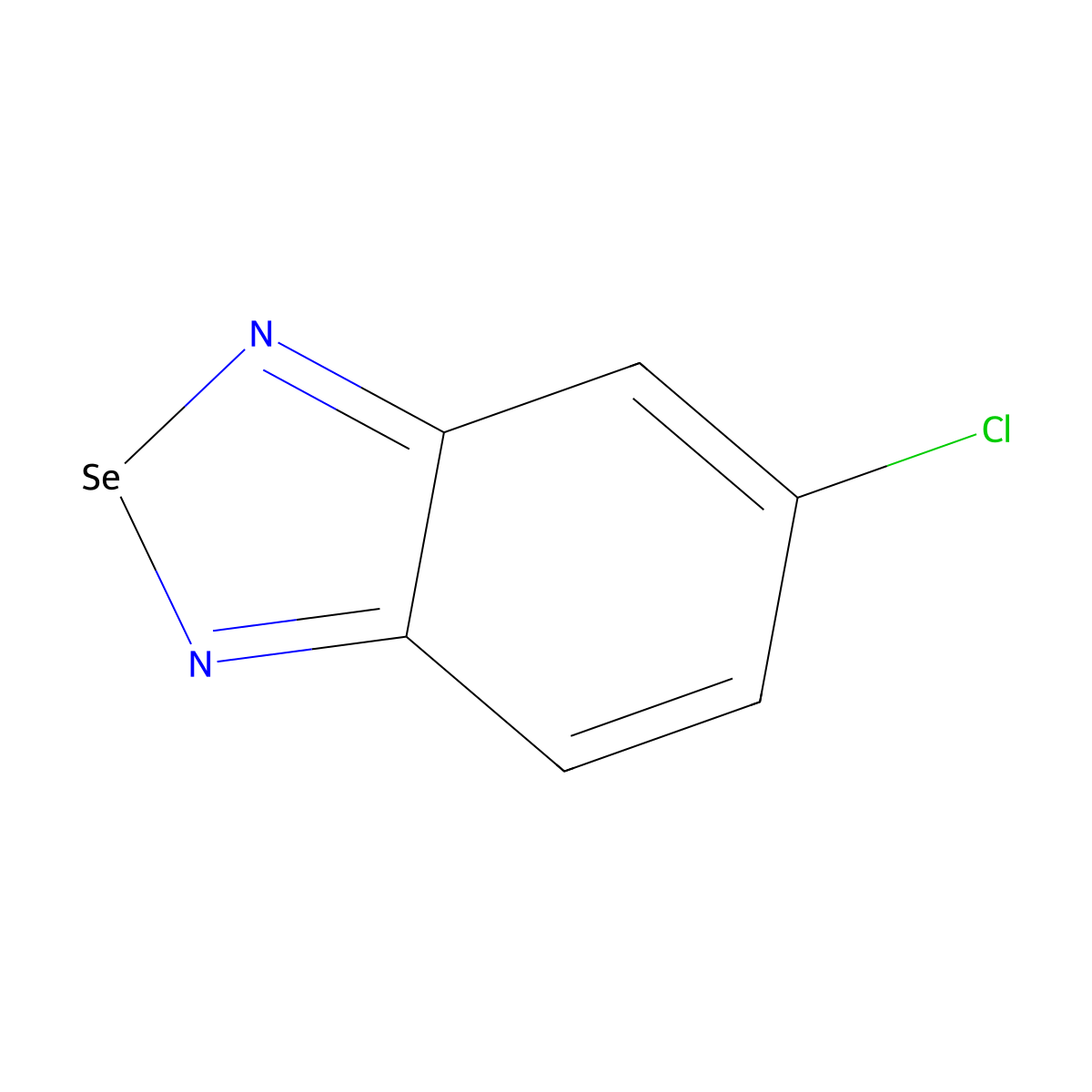 5-Chloro-2,1,3-benzoselenadiazole molecular structure, CAS 6343-86-8