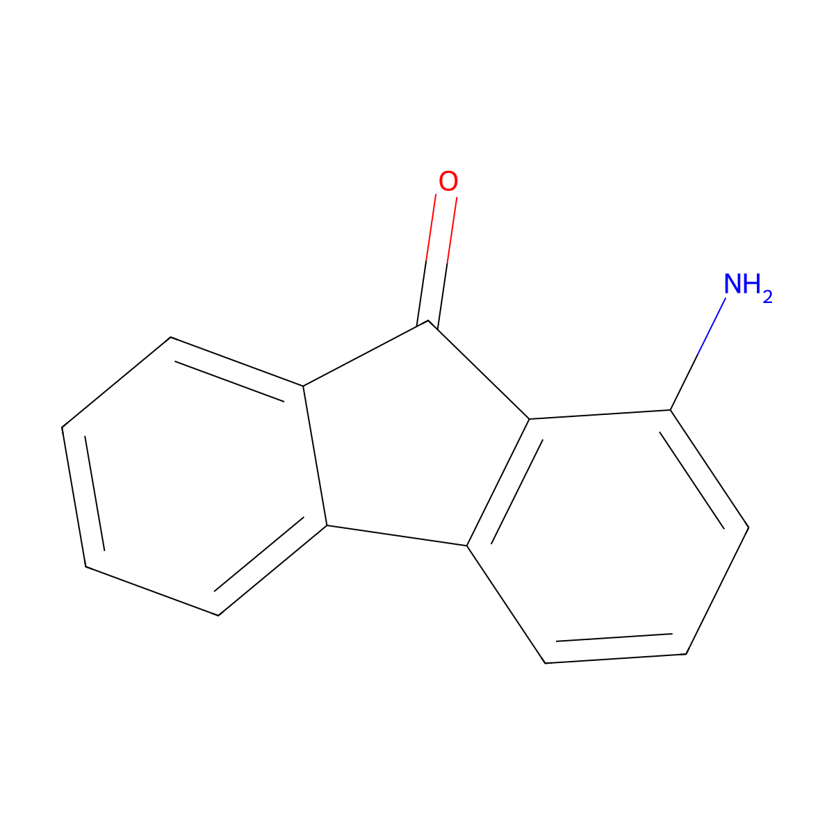1-Aminofluoren-9-one molecular structure, CAS 6344-62-3