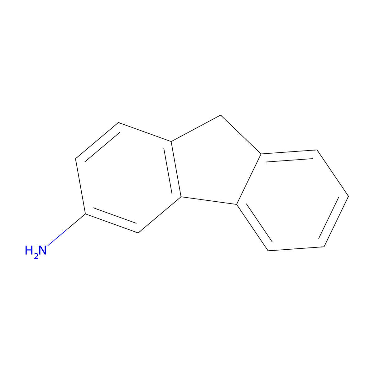 Fluoren-3-amine molecular structure, CAS 6344-66-7
