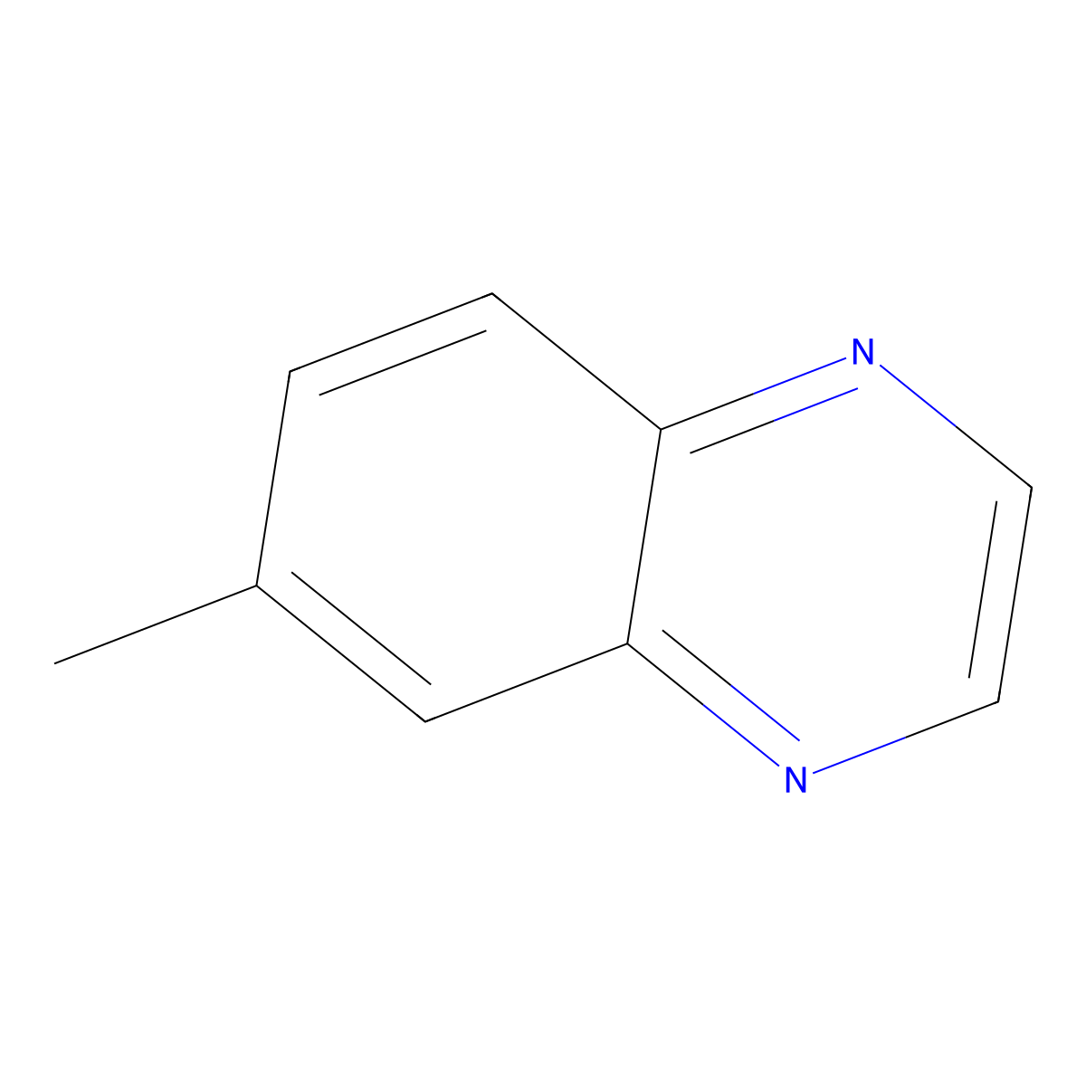 6-Methylquinoxaline molecular structure, CAS 6344-72-5