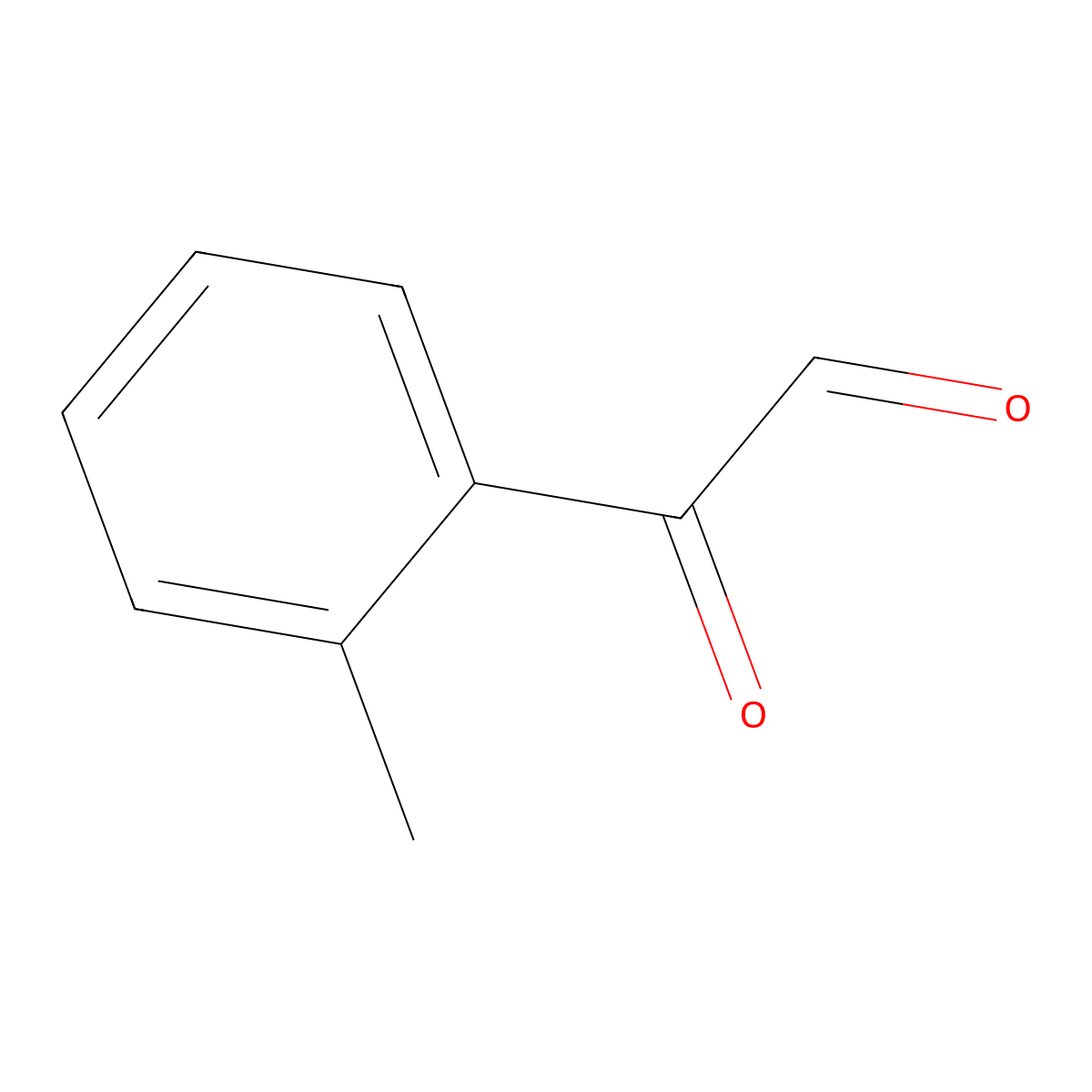 2-(2-Methylphenyl)-2-oxoacetaldehyde molecular structure, CAS 63440-60-8