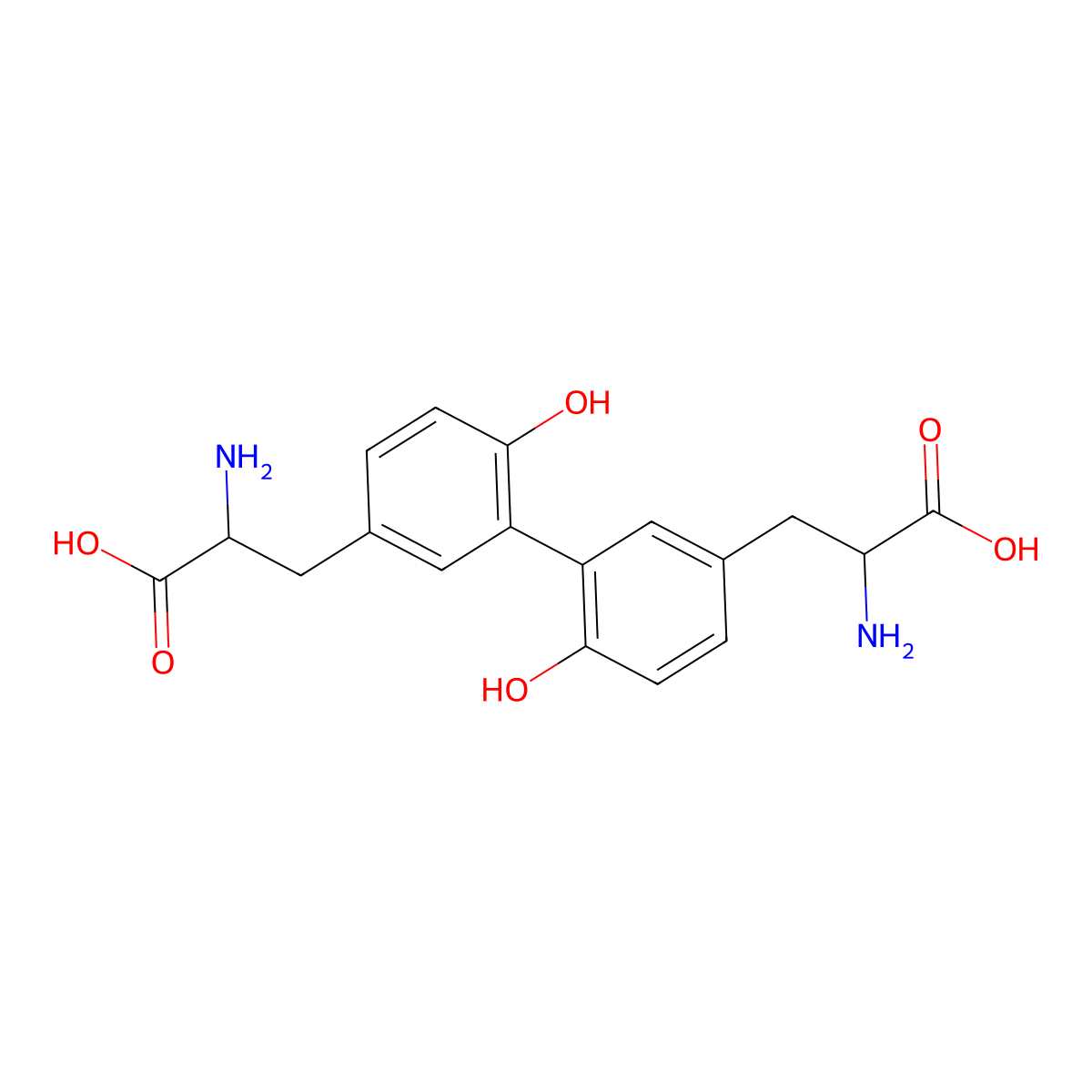3,3'-Dityrosine molecular structure, CAS 63442-81-9