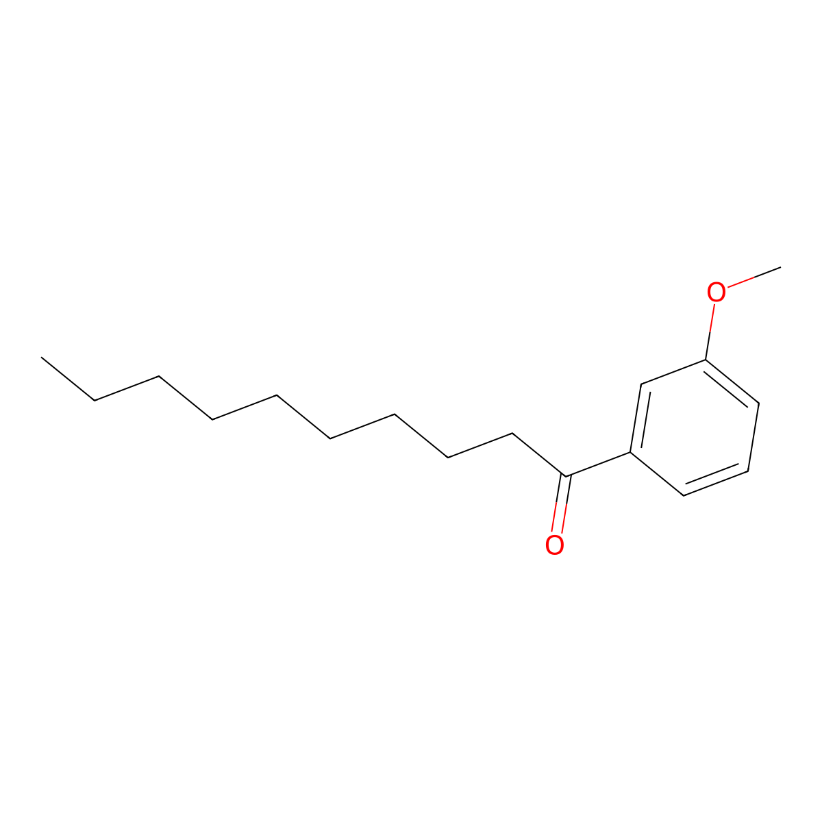 1-(3-Methoxyphenyl)-1-decanone molecular structure, CAS 63442-82-0