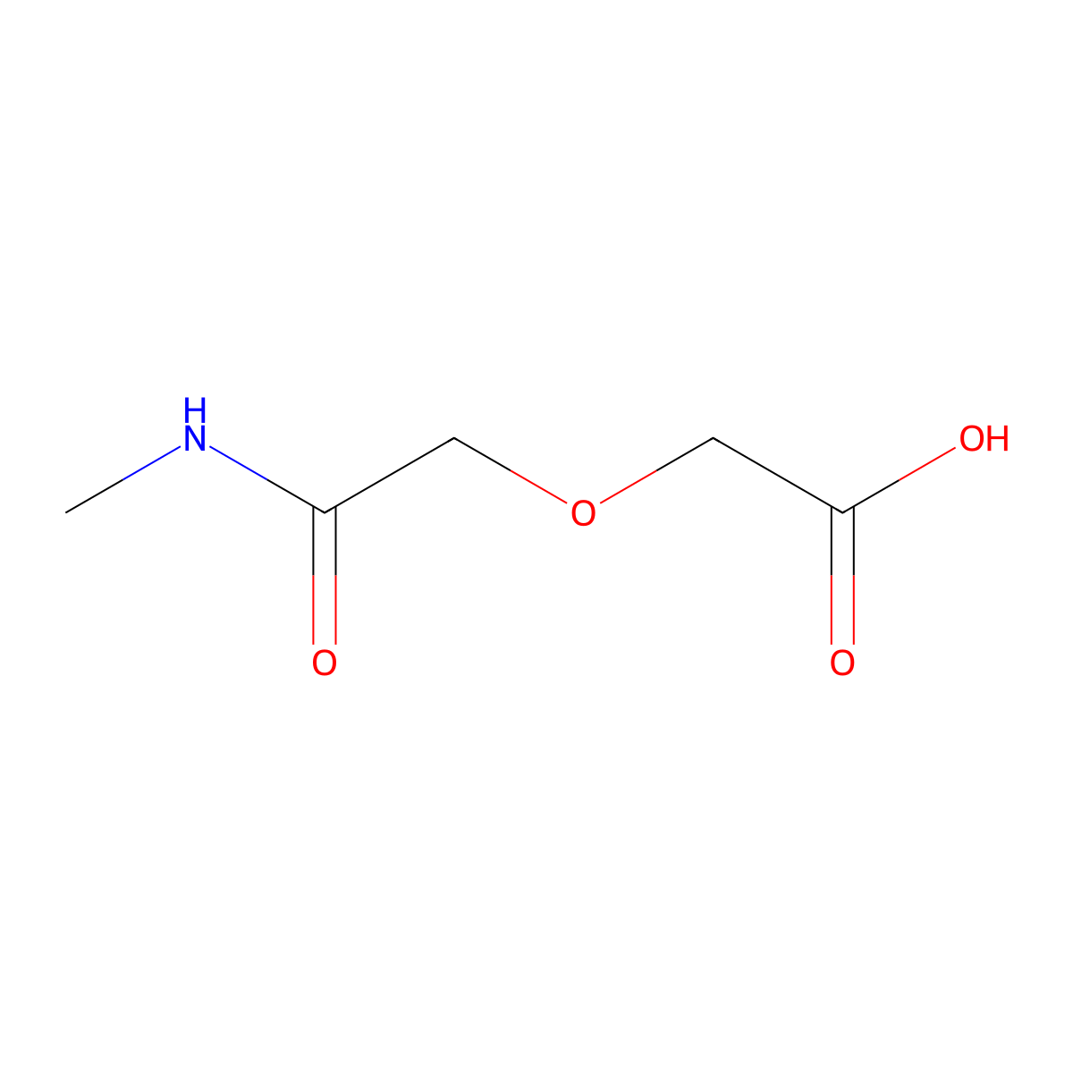 (Methylcarbamoylmethoxy)acetic acid molecular structure, CAS 63449-71-8