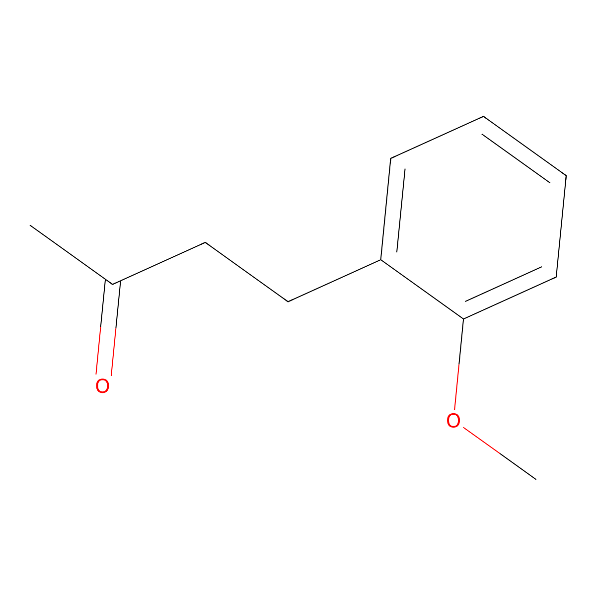 4-(2-Methoxyphenyl)butan-2-one molecular structure, CAS 63449-79-6