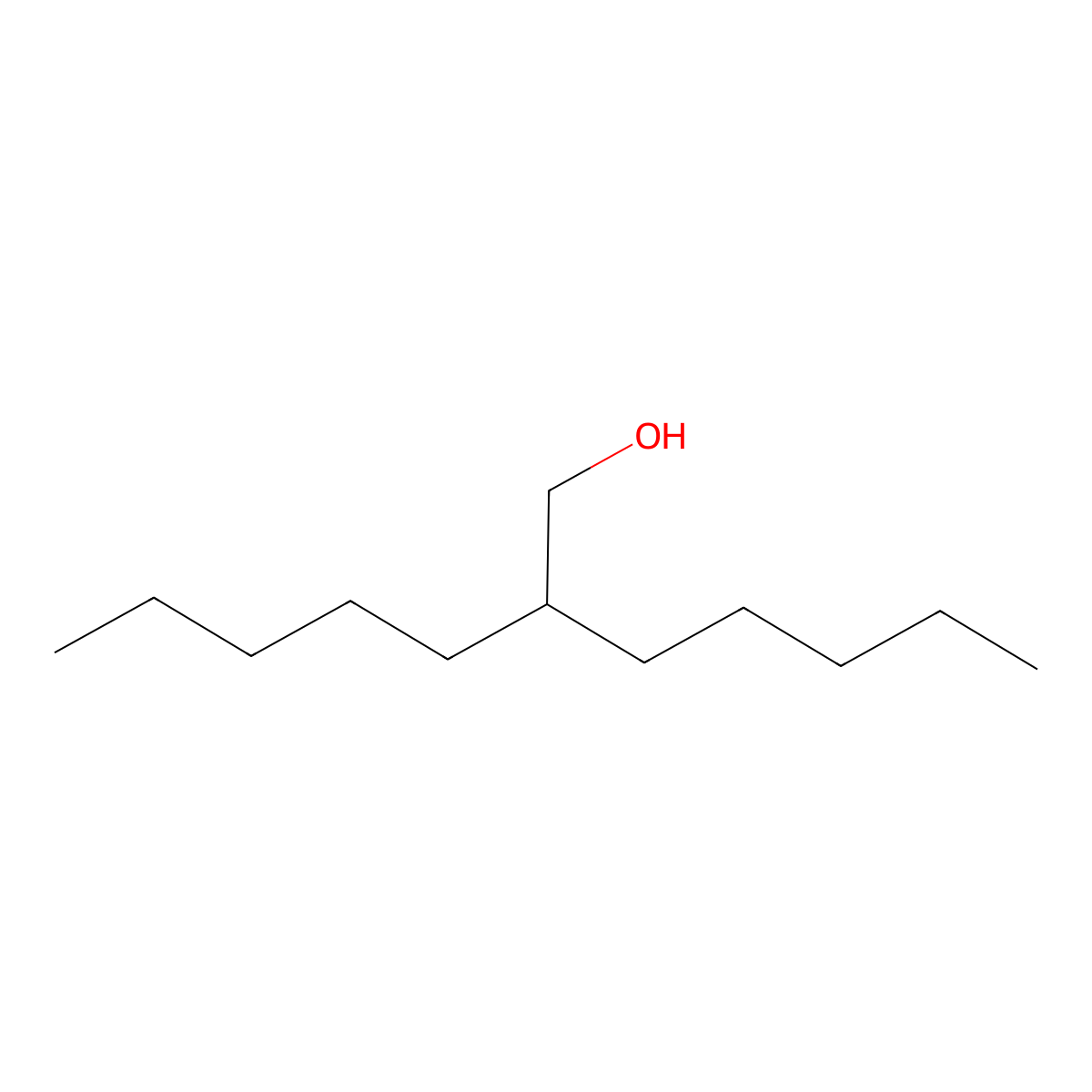 2-Pentylheptan-1-ol molecular structure, CAS 6345-85-3