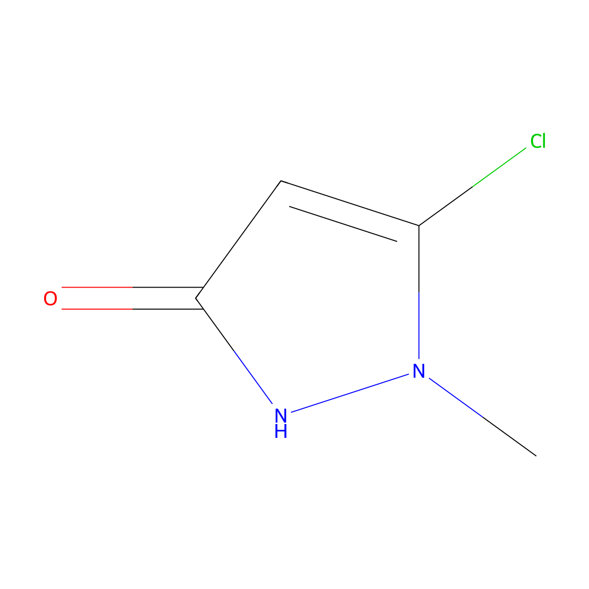 5-Chloro-1-methyl-1h-pyrazol-3-ol molecular structure, CAS 63455-75-4