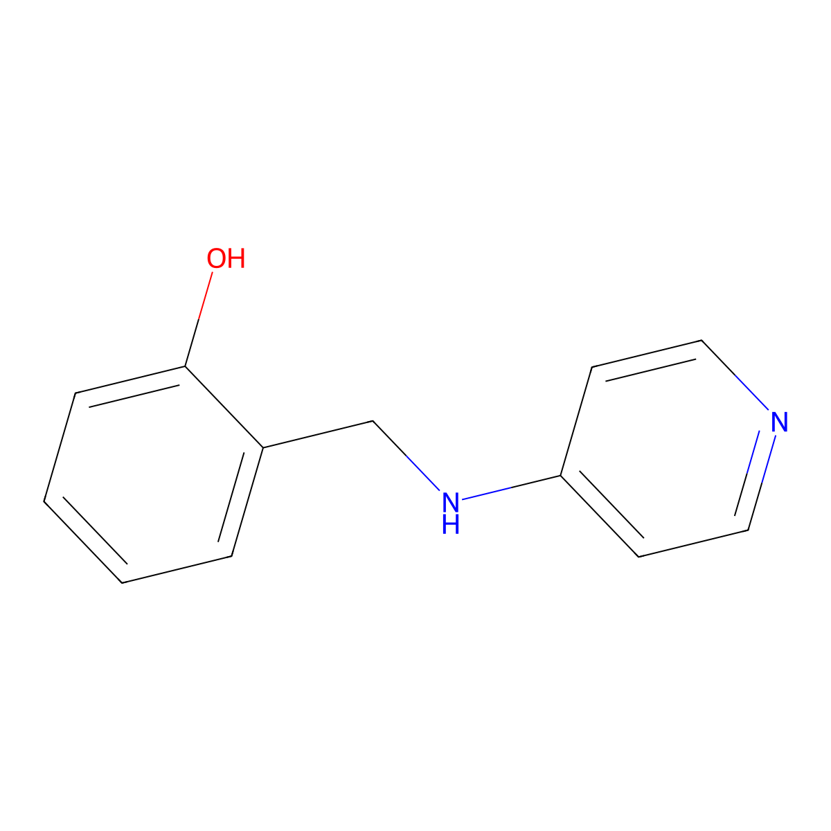 2-((Pyridin-4-ylamino)methyl)phenol molecular structure, CAS 634594-73-3