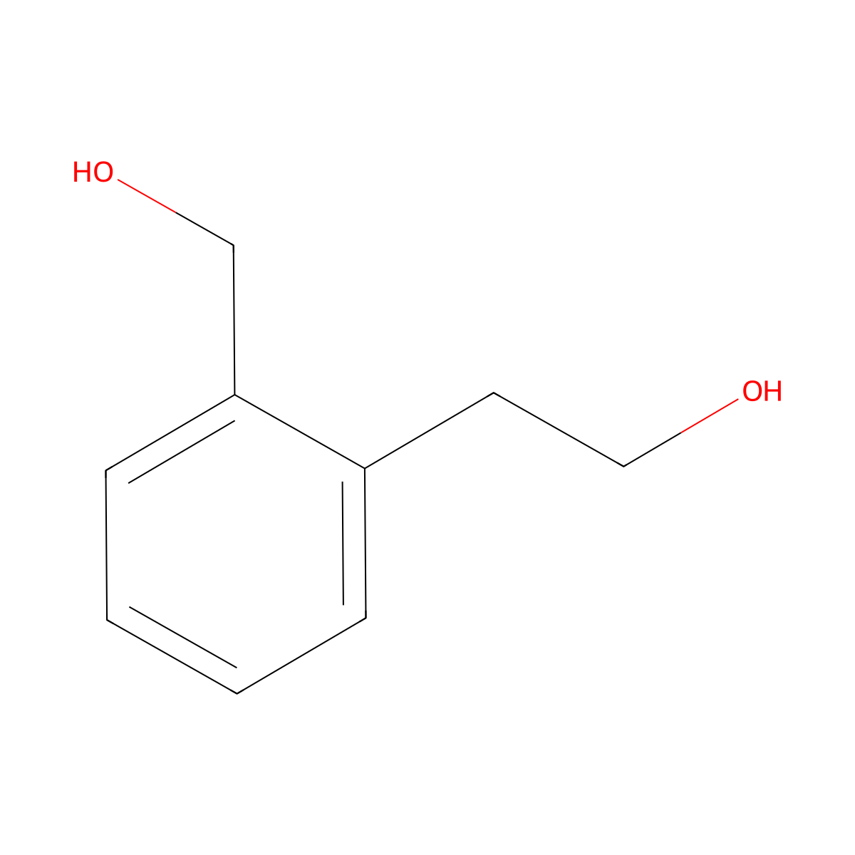 2-[2-(Hydroxymethyl)phenyl]ethanol molecular structure, CAS 6346-00-5