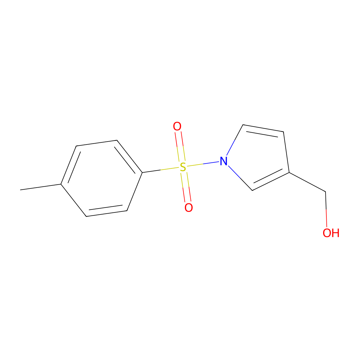 (1-Tosyl-1H-pyrrol-3-YL)methanol molecular structure, CAS 634612-37-6