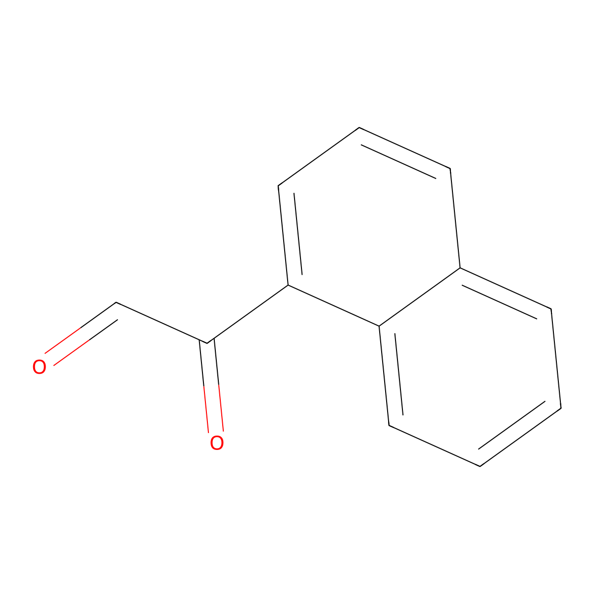 alpha-Oxo-1-naphthaleneacetaldehyde molecular structure, CAS 63464-85-7